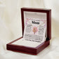 Loving Mom Delicate Heart necklace