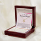 To My Best Bonus Mom Delicate Heart necklace
