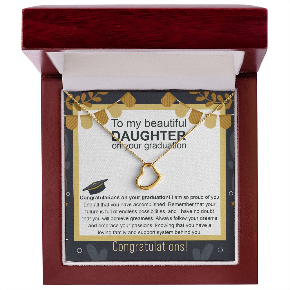 To My Beautiful Daughter on your Graduation