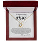 To My Amazing Mom - When We Can_t be Together Delicate Heart necklace