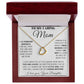 Mom - Forever Grateful Delicate Heart necklace
