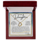Dance In The Rain - To My Daughter Delicate Heart necklace