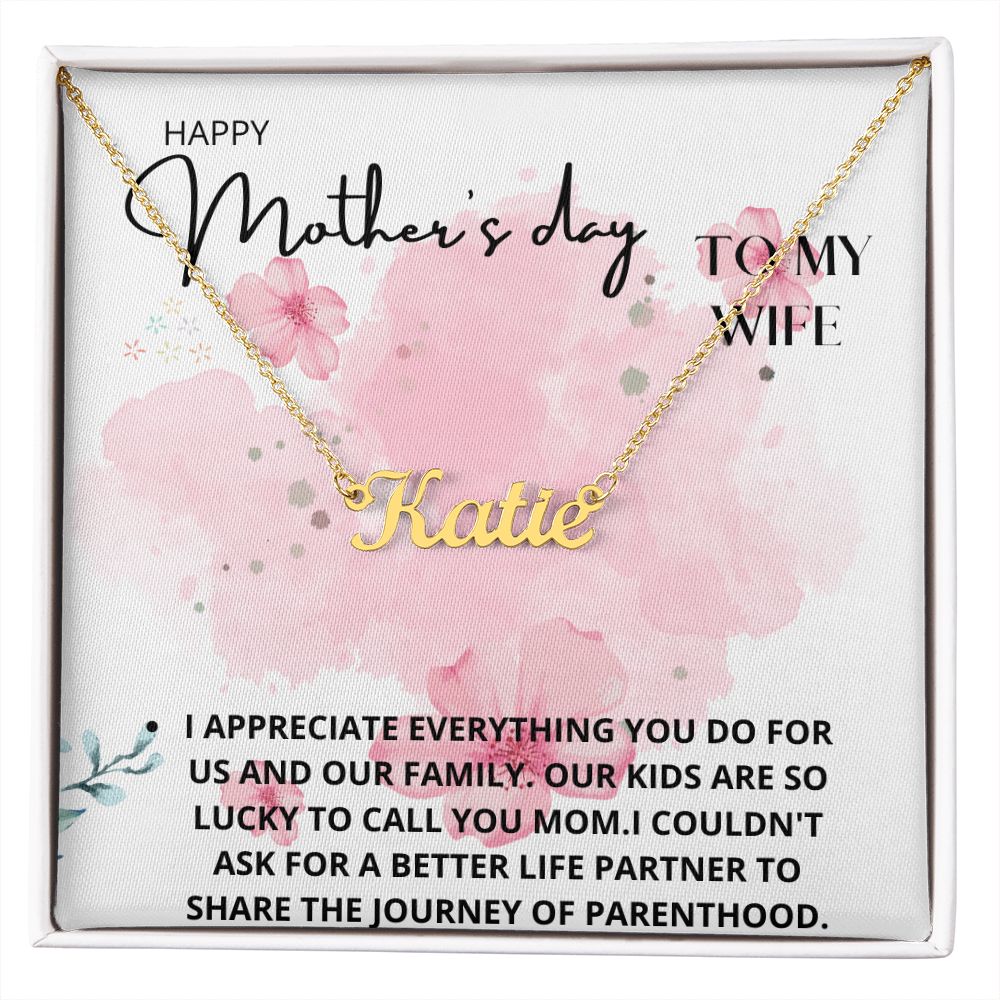 Mother's day to my wife