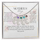 baby feet necklace with birthstone| engraved baby feet