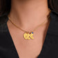 baby feet necklace with birthstone| engraved baby feet