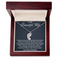 Engraved baby feet with birthstone
