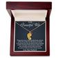 Engraved baby feet with birthstone
