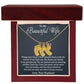 Engraved baby feet with birthstone