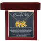 Engraved baby feet with birthstone