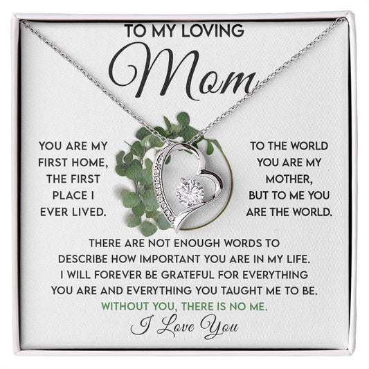 forever love| to my loving mom| you are my first home