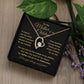 Forever love necklace| to the mother of my children