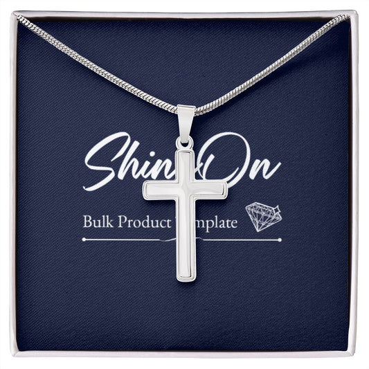 stainless cross necklace